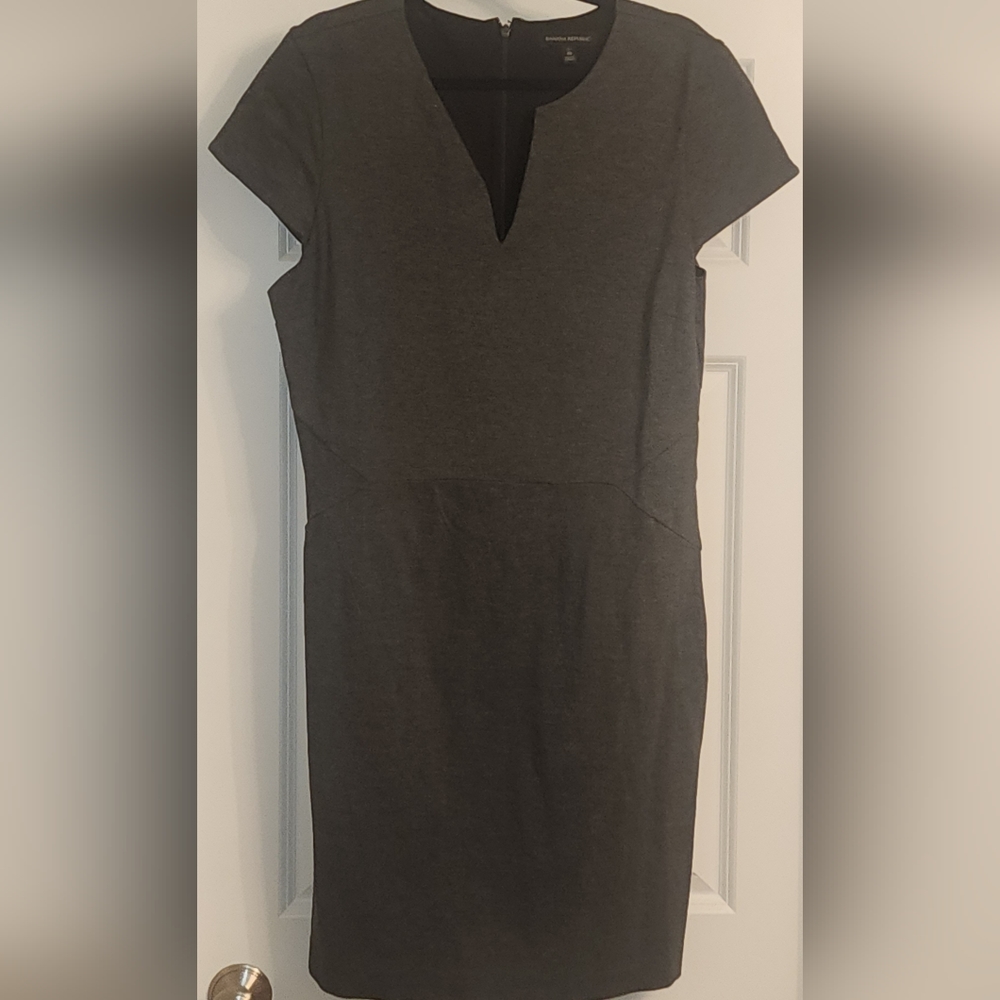 Banana Republic Grey Dress - Size 16 Tall